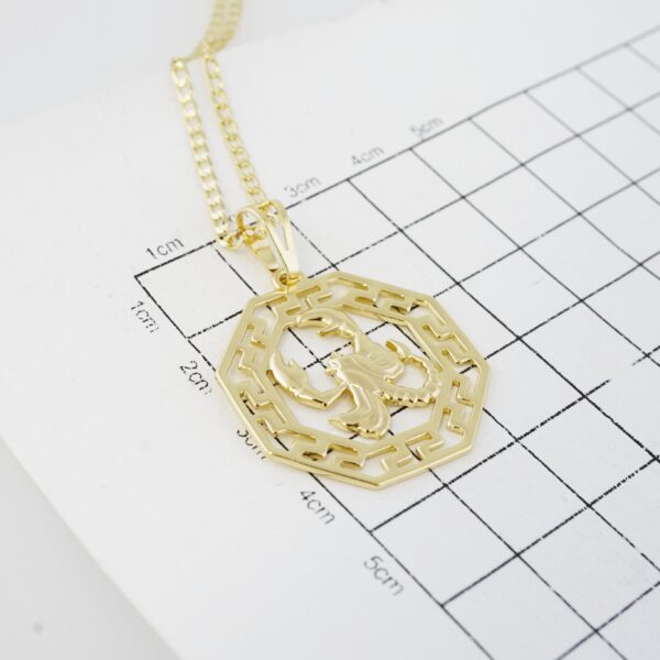 Cadena de Acero Inoxidable Bañada en Oro 14K – CH1335-1 - Imagen 3