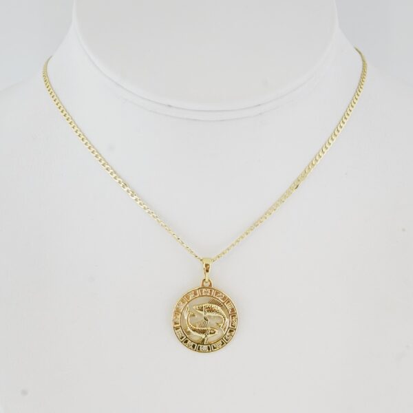 Cadena de Acero Inoxidable Bañada en Oro 14K – CH1303-1