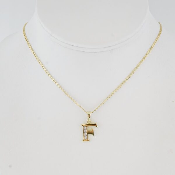Cadena de Acero Inoxidable Bañada en Oro 14K – CH1313-1
