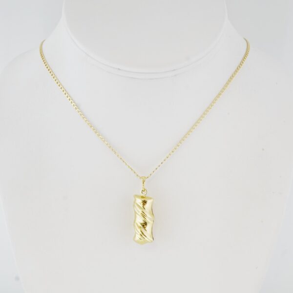Cadena de Acero Inoxidable Bañada en Oro 14K – CH1317-1