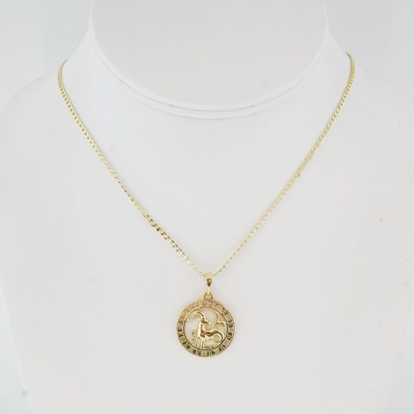 Cadena de Acero Inoxidable Bañada en Oro 14K – CH1302-1
