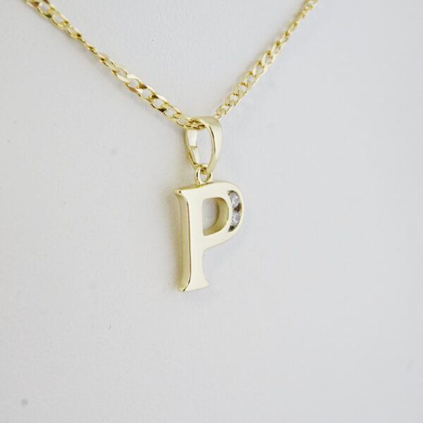 Cadena de Acero Inoxidable Bañada en Oro 14K – CH1296-1 - Imagen 2