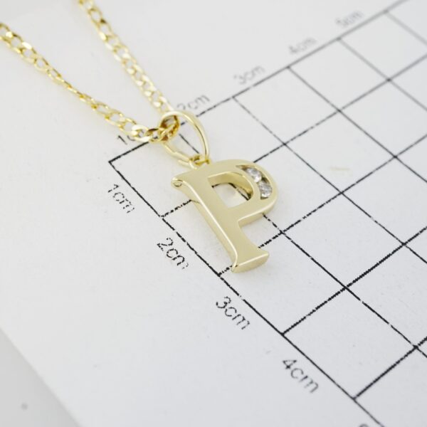 Cadena de Acero Inoxidable Bañada en Oro 14K – CH1296-1 - Imagen 3