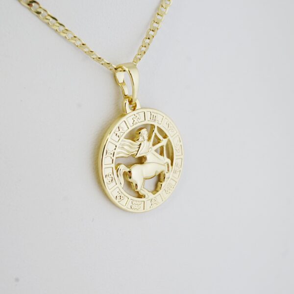 Cadena de Acero Inoxidable Bañada en Oro 14K – CH1308-1 - Imagen 2