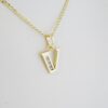 Cadena de Acero Inoxidable Bañada en Oro 14K – CH1291-1 - Imagen 2
