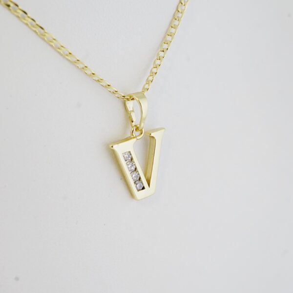 Cadena de Acero Inoxidable Bañada en Oro 14K – CH1291-1 - Imagen 2