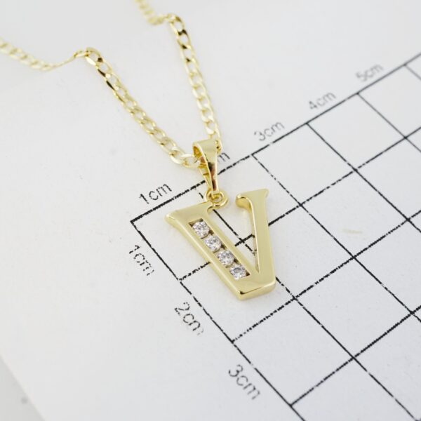 Cadena de Acero Inoxidable Bañada en Oro 14K – CH1291-1 - Imagen 3