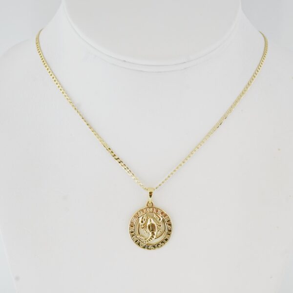 Cadena de Acero Inoxidable Bañada en Oro 14K – CH1305-1