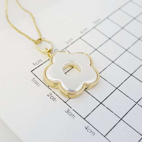 Cadena de Acero Inoxidable Bañada en Oro 14K – CH1351-1 - Imagen 3