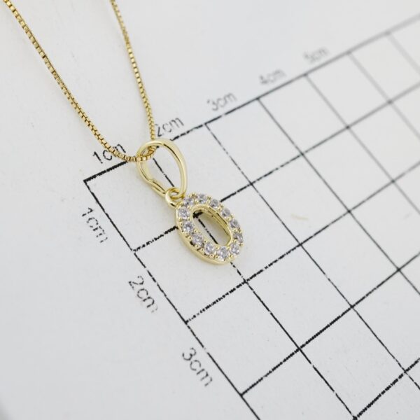 Cadena de Acero Inoxidable Bañada en Oro 14K – CH1371-1 - Imagen 3