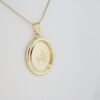 Cadena de Acero Inoxidable Bañada en Oro 14K – CH1368-1 - Imagen 2