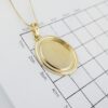 Cadena de Acero Inoxidable Bañada en Oro 14K – CH1368-1 - Imagen 3