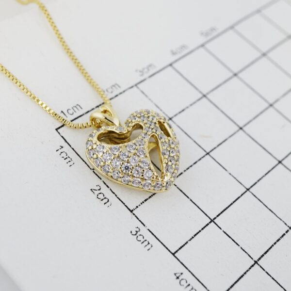 Cadena de Acero Inoxidable Bañada en Oro 14K – CH1359-1 - Imagen 3