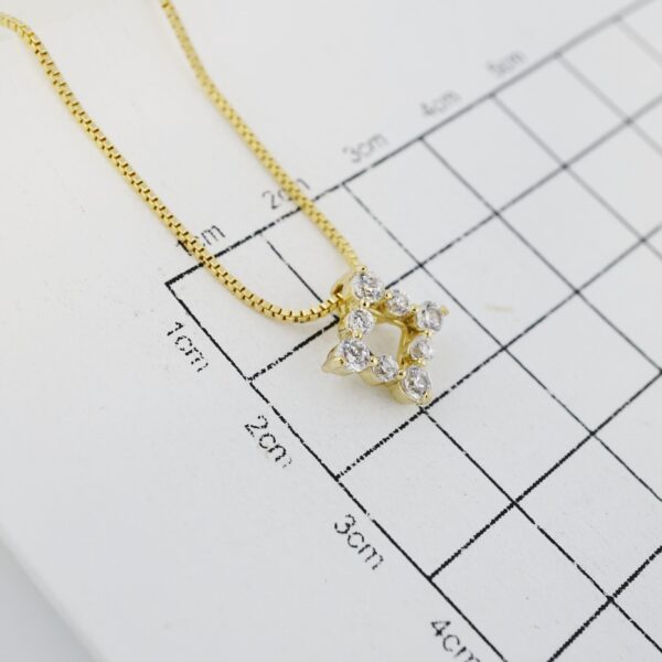 Cadena de Acero Inoxidable Bañada en Oro 14K – CH1362-1 - Imagen 3