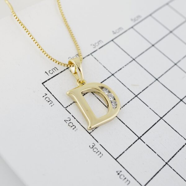 Cadena de Acero Inoxidable Bañada en Oro 14K – CH1358-1 - Imagen 3