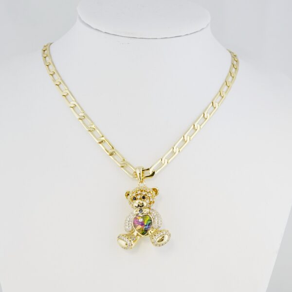 Cadena de Acero Inoxidable Bañada en Oro 14K – CH1290-2