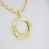 Cadena de Acero Inoxidable Bañada en Oro 14K – CH1291-2 - Imagen 2