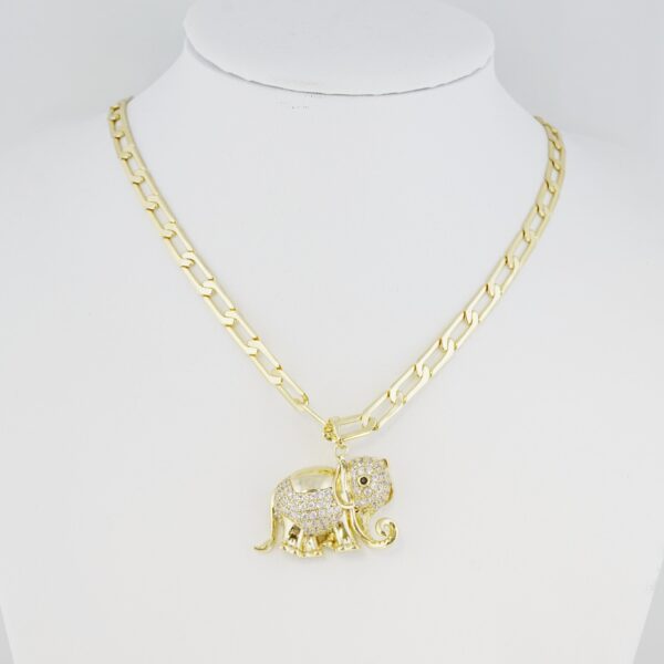 Cadena de Acero Inoxidable Bañada en Oro 14K – CH1301-2