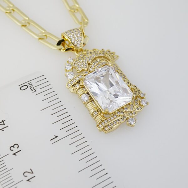 Cadena de Acero Inoxidable Bañada en Oro 14K – CH1303-2 - Imagen 3
