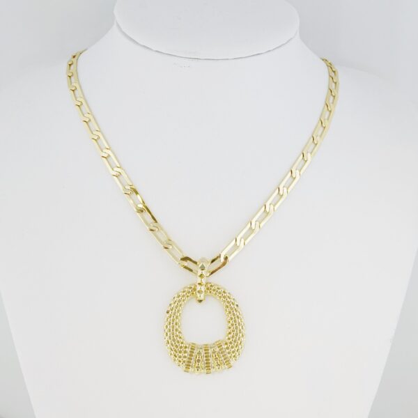 Cadena de Acero Inoxidable Bañada en Oro 14K – CH1304-2