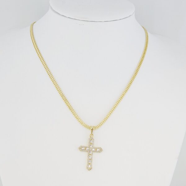 Cadena de Acero Inoxidable Bañada en Oro 14K – CH1305-2