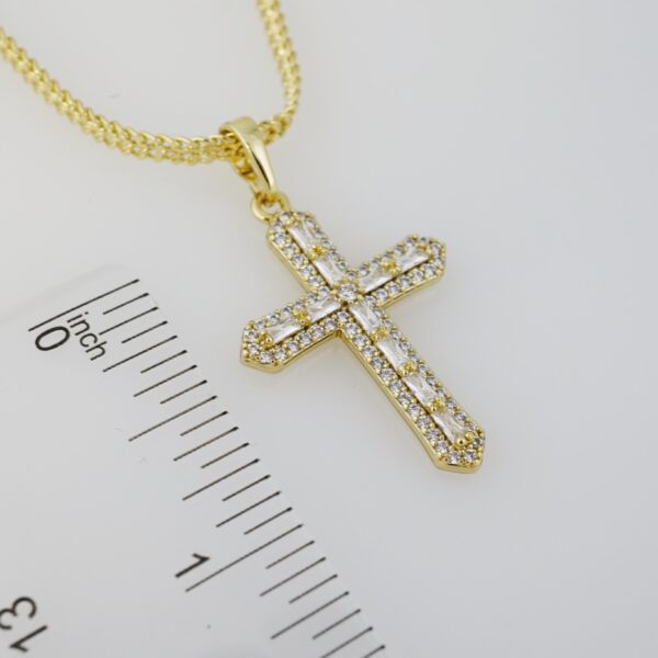 Cadena de Acero Inoxidable Bañada en Oro 14K – CH1305-2 - Imagen 3