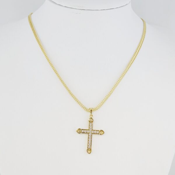 Cadena de Acero Inoxidable Bañada en Oro 14K – CH1306-2