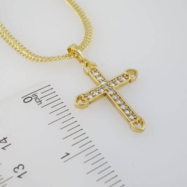 Cadena de Acero Inoxidable Bañada en Oro 14K – CH1306-2 - Imagen 3