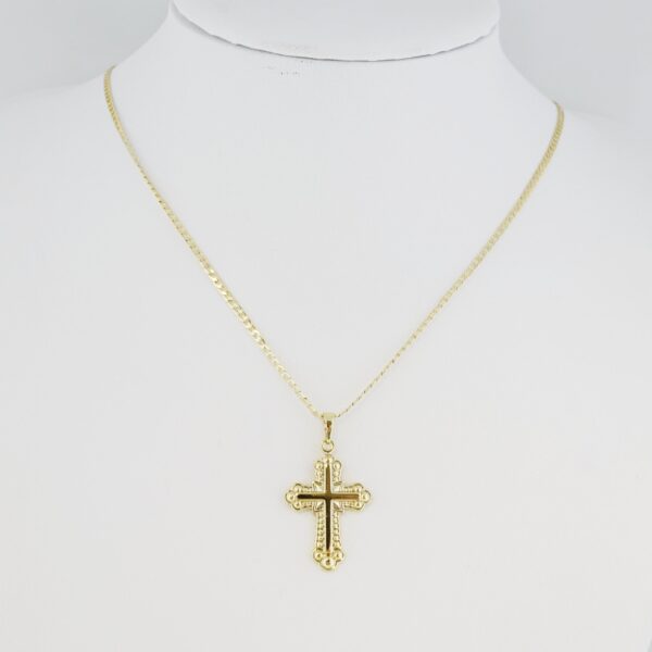 Cadena de Acero Inoxidable Bañada en Oro 14K – CH1317-2