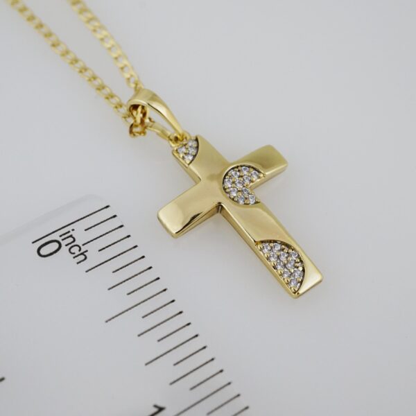 Cadena de Acero Inoxidable Bañada en Oro 14K – CH1318-2 - Imagen 3