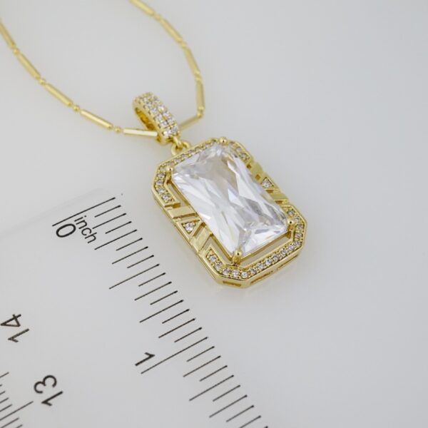 Cadena de Acero Inoxidable Bañada en Oro 14K – CH1322-2 - Imagen 3