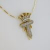 Cadena de Acero Inoxidable Bañada en Oro 14K – CH1325-2 - Imagen 2