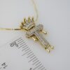 Cadena de Acero Inoxidable Bañada en Oro 14K – CH1325-2 - Imagen 3