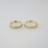 Aretes de Acero Inoxidable Bañados en Oro 14K – EA20231
