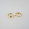 Aretes de Acero Inoxidable Bañados en Oro 14K – EA20501 - Imagen 2