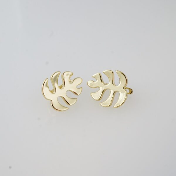 Aretes de Acero Inoxidable Bañados en Oro 14K – EA20051