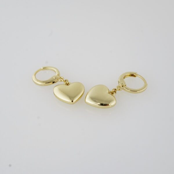 Aretes de Acero Inoxidable Bañados en Oro 14K – EA20431
