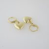 Aretes de Acero Inoxidable Bañados en Oro 14K – EA20431 - Imagen 2