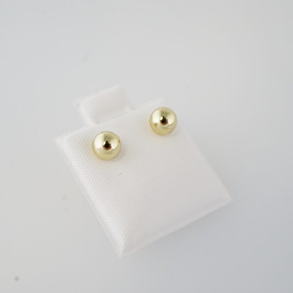 Aretes de Acero Inoxidable Bañados en Oro 14K – EA20341