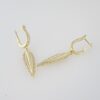 Aretes de Acero Inoxidable Bañados en Oro 14K – EA20111