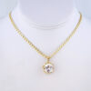 Cadena de Acero Inoxidable Bañada en Oro 14K – CH1276