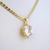 Cadena de Acero Inoxidable Bañada en Oro 14K – CH1276 - Imagen 2