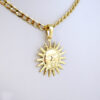 Cadena de Acero Inoxidable Bañada en Oro 14K – CH1280 - Imagen 2