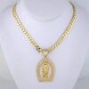 Cadena de Acero Inoxidable Bañada en Oro 14K – CH1317