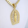 Cadena de Acero Inoxidable Bañada en Oro 14K – CH1317 - Imagen 2