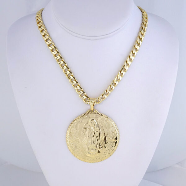Cadena de Acero Inoxidable Bañada en Oro 14K – CH1324