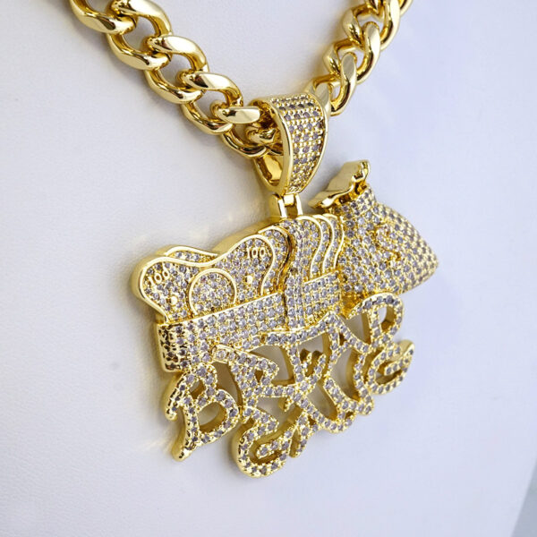 Cadena de Acero Inoxidable Bañada en Oro 14K – CH1325 - Imagen 2