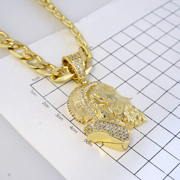 Cadena de Acero Inoxidable Bañada en Oro 14K – CH1327 - Imagen 3