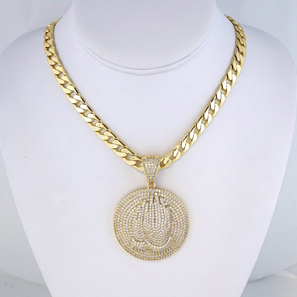 Cadena de Acero Inoxidable Bañada en Oro 14K – CH1336