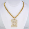 Cadena de Acero Inoxidable Bañada en Oro 14K – CH1337